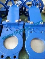 DIN/API Cast iron GG25 knife gate valve